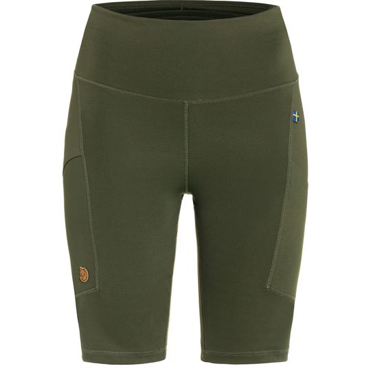 Fjallraven Abisko Short Tights W, Barva DEEP FOREST, Velikost XL